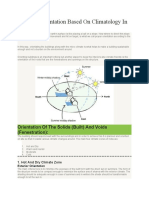 Ventilation and Air Movement Building Orientation