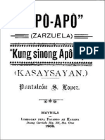 Apô Apô Zarzuela at Kung Sinong Apô Apô Kasaysayan