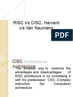 RISC Vs CISC, Harvard V/s Van Neumann