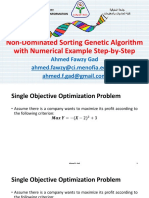 Non-Dominated Sorting Genetic Algorithm With Numerical Example Step-by-Step