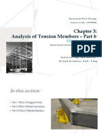 Chapter 3b - Analysis of Tension Members