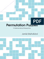 Permutation Puzzles: A Mathematical Perspective