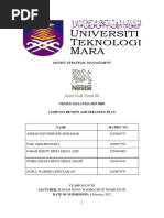 Group Assignment - Nestle Malaysia Berhad - Ba2415b