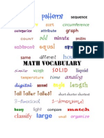 Math Vocabulary PDF