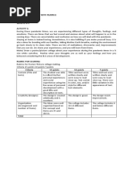 Performance Task With Rubrics