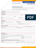 Motor Claim Form 