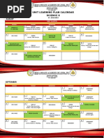 CALENDAR - Science 8