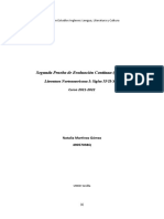 Segunda Prueba de Evaluación Continua (PEC-2:) Literatura Norteamericana I: Siglos XVII-XIX Curso 2021-2022