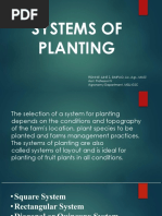 Systems of Planting