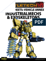 Record Sheets - Vehicle Annex - Industrial Mechs & Exoskeletons (Fixed)