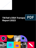 DSA Draft Transparency Report - 25 October 2023