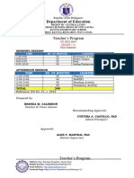 Teachers Program Pinakabago SY 2023 2024