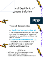 Chemical Equilibria