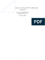 Numerical Methods of Solving BVP of Differential Equations: Ayan Panja (M23MA2004) M23ma2004@iitj - Ac.in November 2023