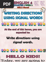 Signal Words