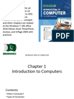 Ch-01 (Comp) - Introduction To Computers