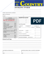 Booking Form