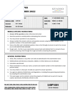 Lop101 Exam Paper 2022 02