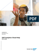 Sap Analytics Cloud User Help