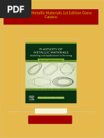 Download Full Plasticity of Metallic Materials 1st Edition Oana Cazacu PDF All Chapters