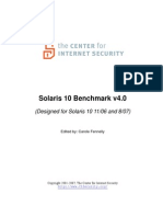 CIS Solaris 10 Benchmark v4