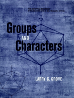 Groups and Characters