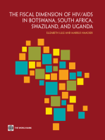 The Fiscal Dimension of HIV/AIDS in Botswana, South Africa, Swaziland, and Uganda: Experiences from Botswana, South Africa, Swaziland, and Uganda