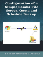 Configuration of a Simple Samba File Server, Quota and Schedule Backup