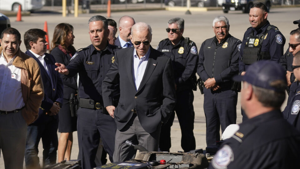 President Joe Biden tours the El Paso port of entry, Bridge of the Americas, a busy port of entry along the border, in El Paso Texas.