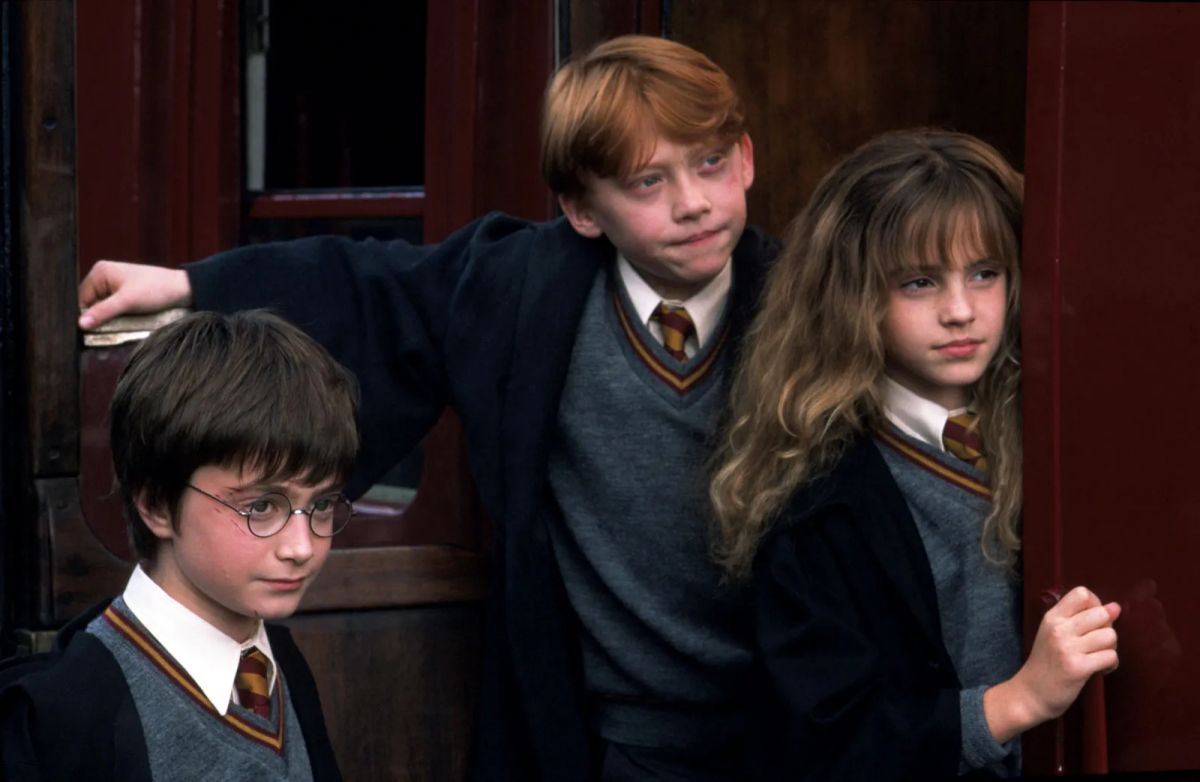 Harry Potter, Ron Weasley, dan Hermione Granger