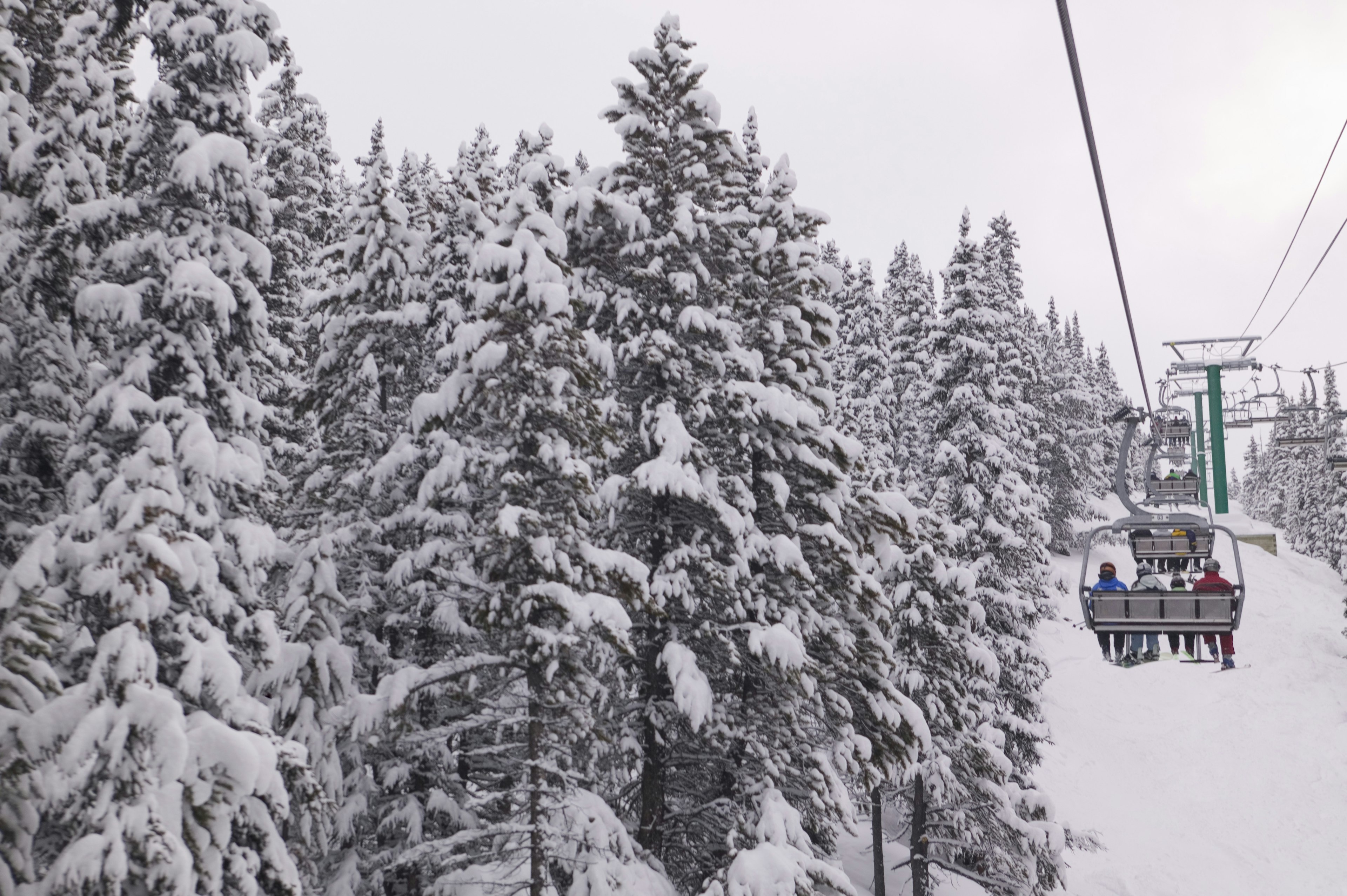 Serious snow is guaranteed on the slopes of Banff. Stuart Westmorland/Getty Images