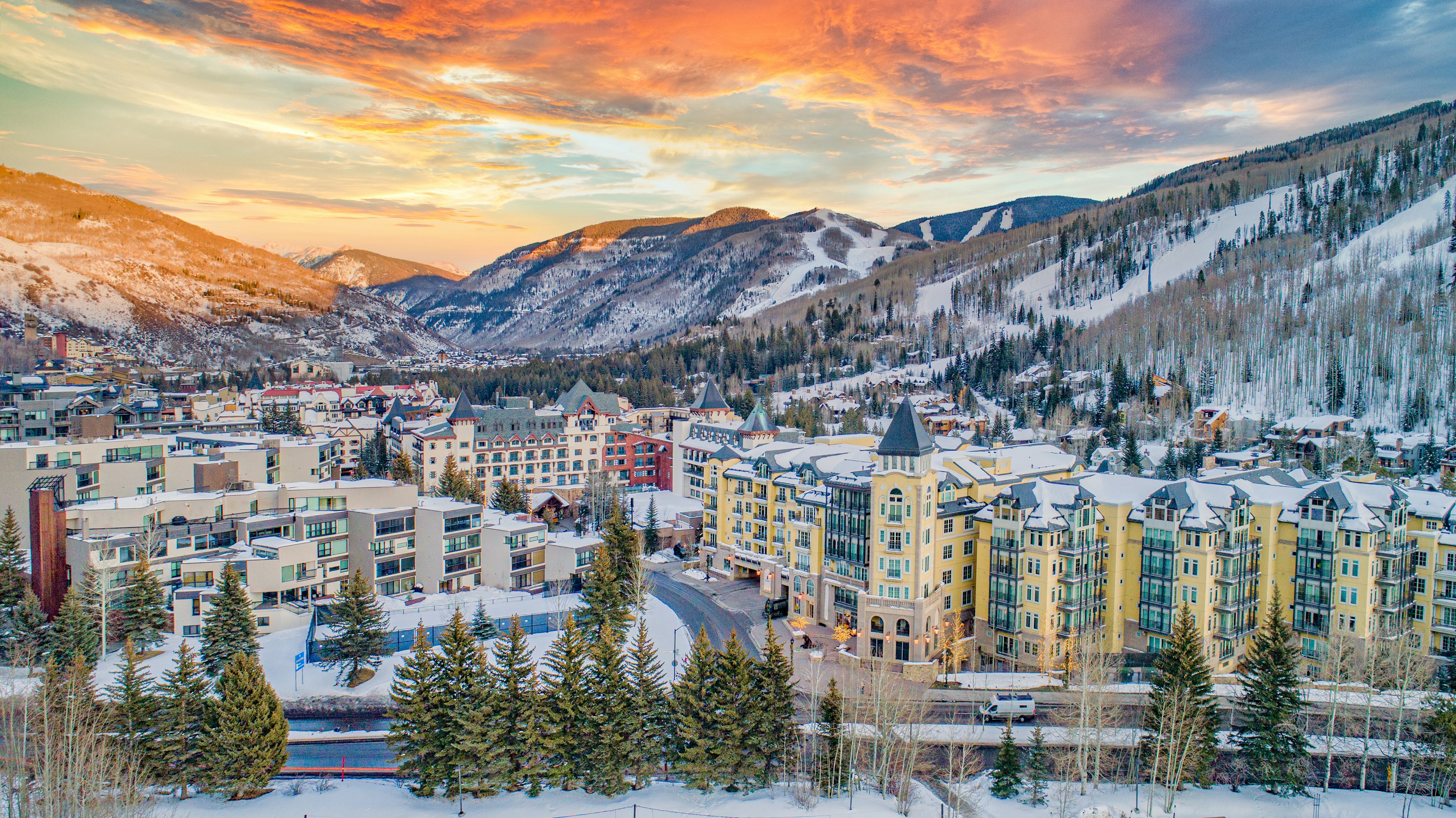 Vail is not only the most stylish of the ski areas, its ease of use makes it ideal. Getty Images