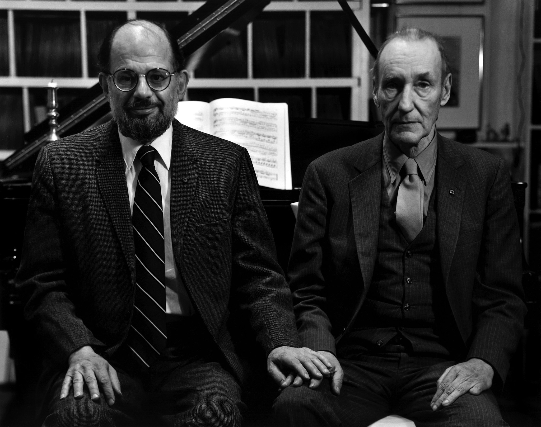 William S. Burroughs and Allen Ginsberg in William S. Burroughs: A Man Within (2010)