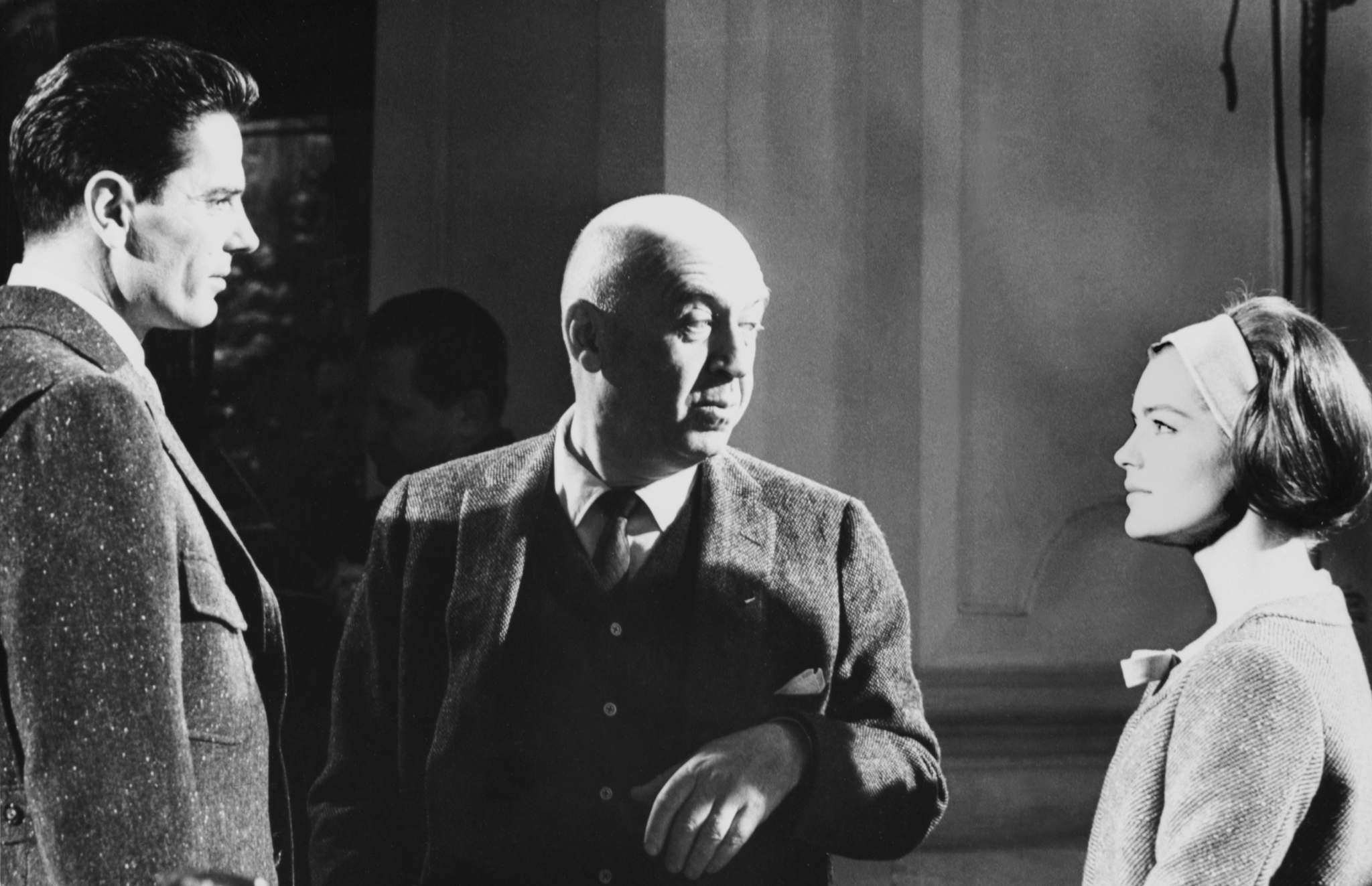 Romy Schneider, Otto Preminger, and Tom Tryon in The Cardinal (1963)