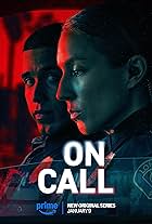 Troian Bellisario and Brandon Larracuente in On Call (2025)