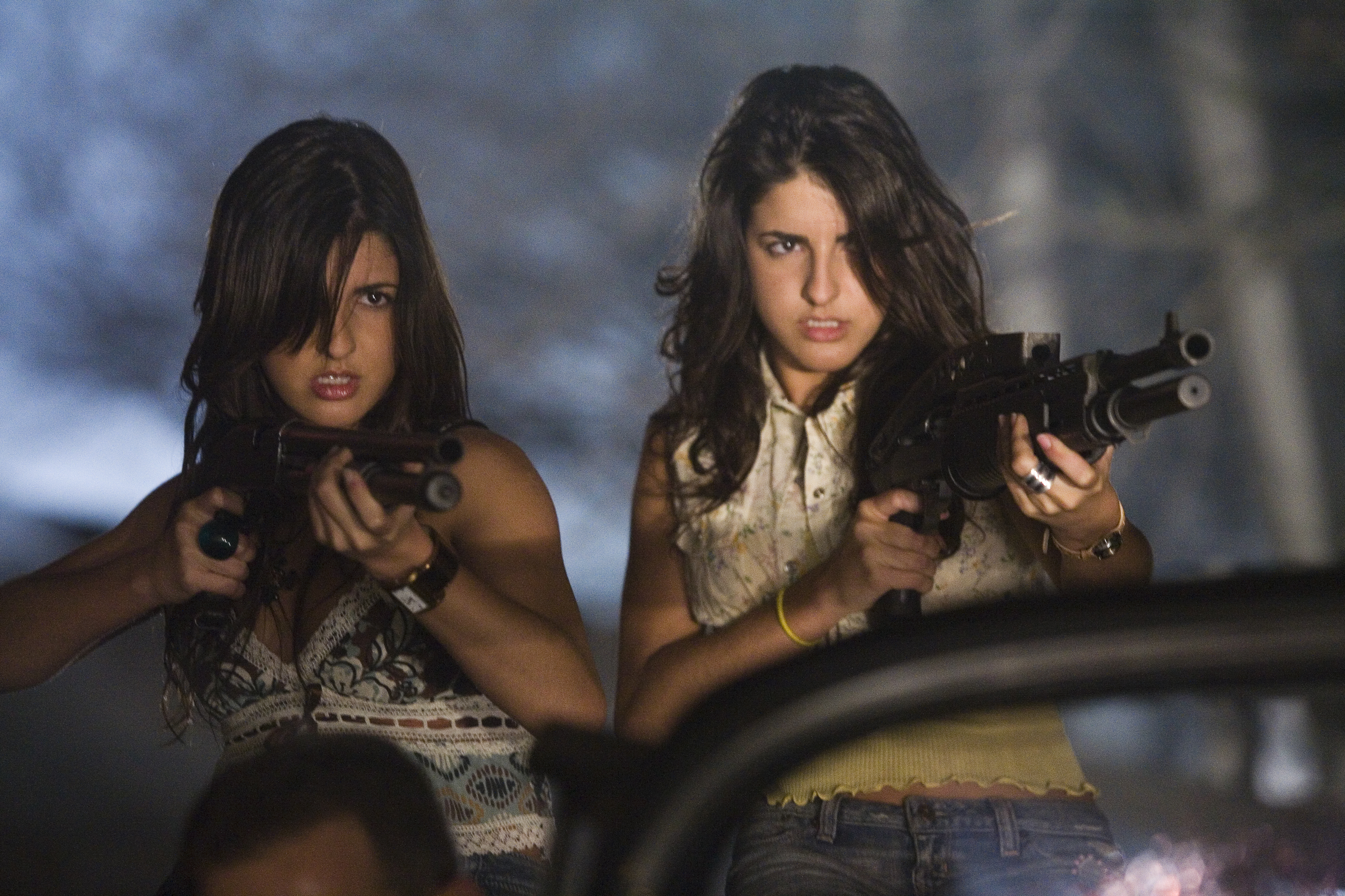 Elise Avellan and Electra Stone in Grindhouse (2007)