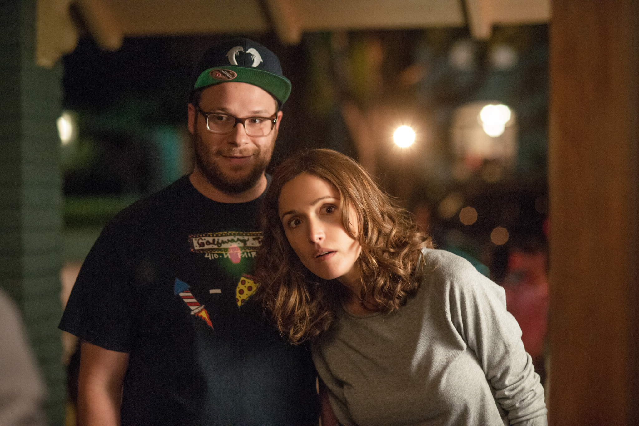 Rose Byrne and Seth Rogen in Neighbors (2014)