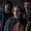 Nacho Fresneda, Hugo Silva, and Aura Garrido in El ministerio del tiempo (2015)