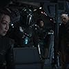 Ming-Na Wen, Pedro Pascal, Bill Burr, and Temuera Morrison in Chapter 15: The Believer (2020)