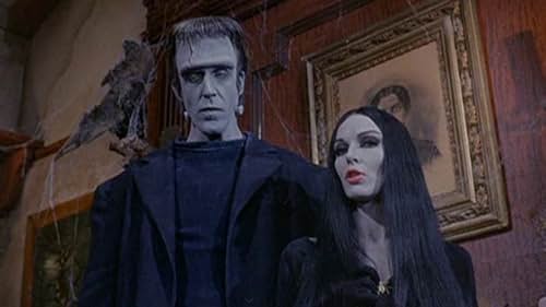 Fred Gwynne and Joan Marshall in The Munsters (1964)