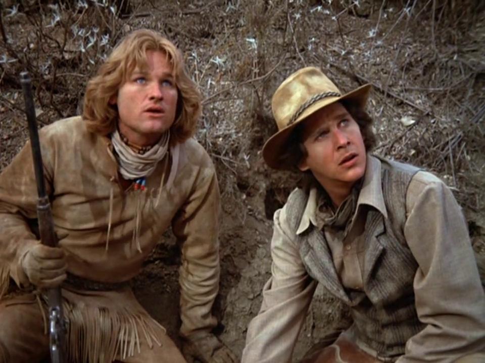 Kurt Russell and Tim Matheson in The Quest: The Longest Drive (1976)