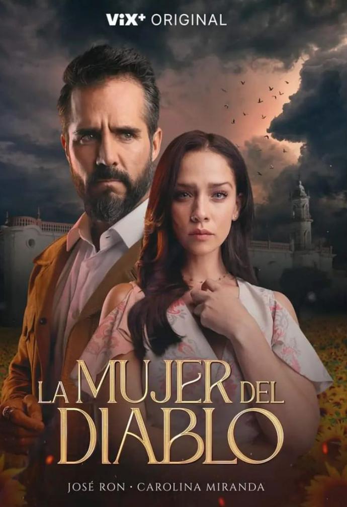 José Ron and Carolina Miranda in La Mujer del Diablo (2022)