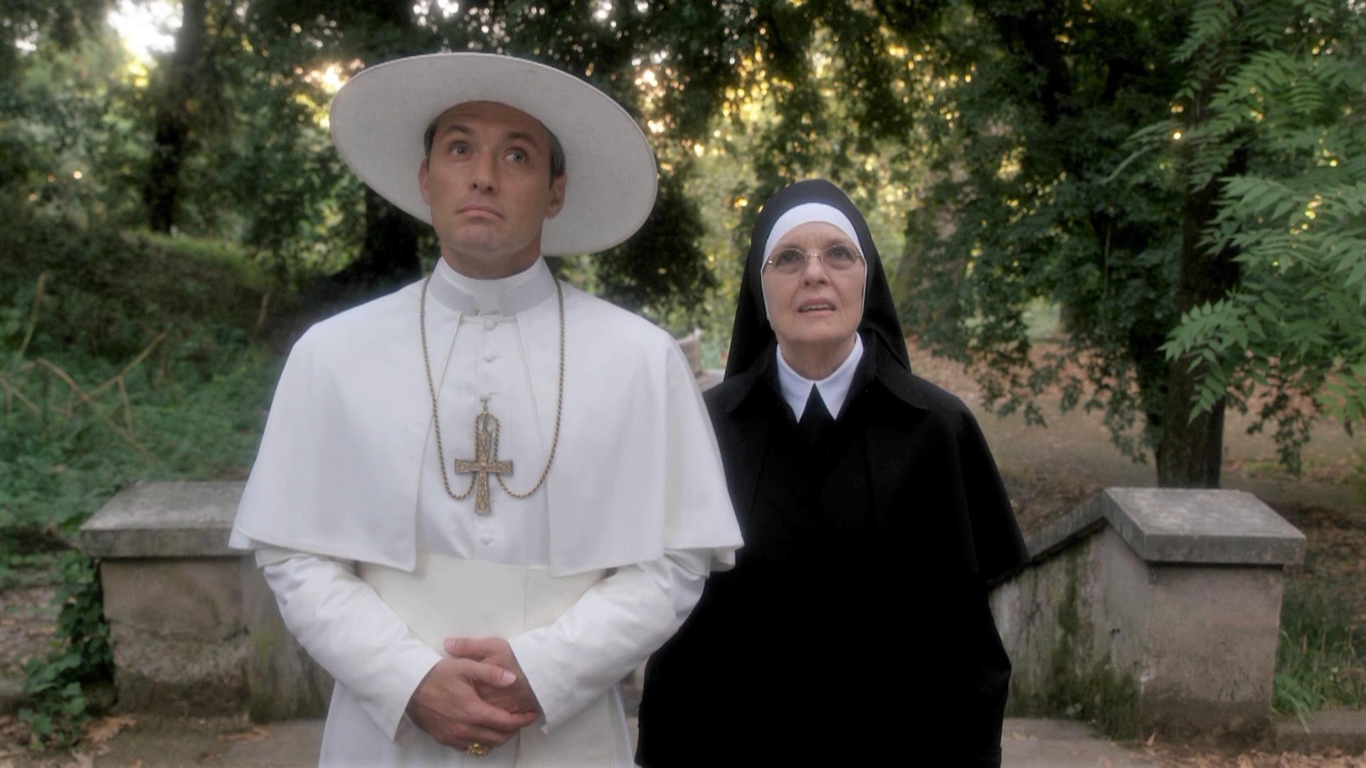 Jude Law and Diane Keaton in The Young Pope (2016)