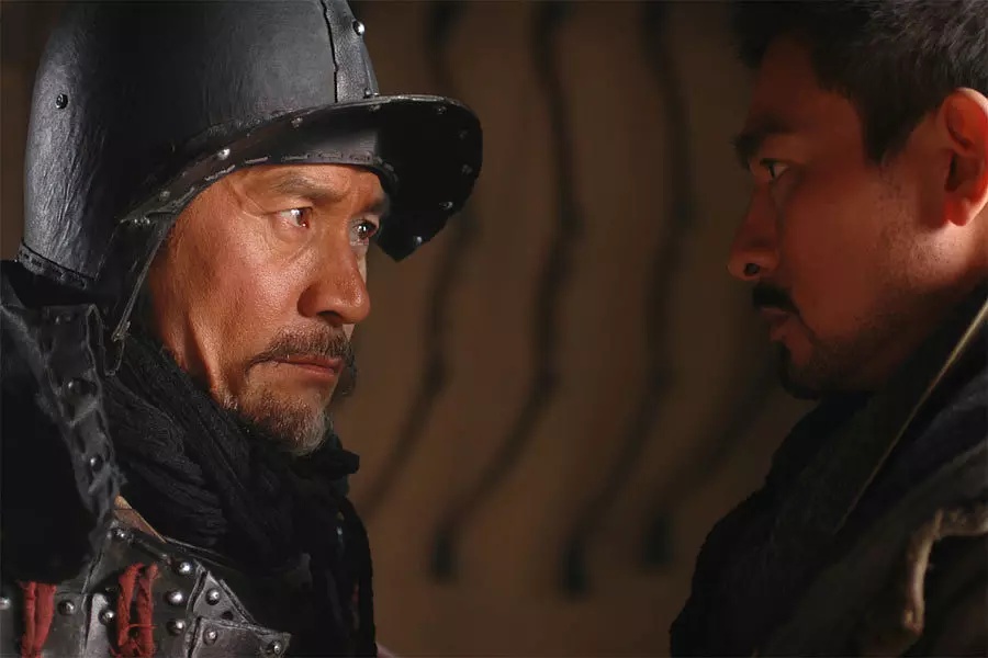 Ahn Sung-ki and Andy Lau in Battle of the Warriors (2006)