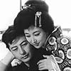 Ryô Ikebe and Keiko Kishi in Yukiguni (1957)