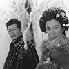 Ryô Ikebe and Keiko Kishi in Yukiguni (1957)