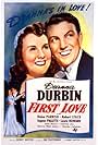 Deanna Durbin and Robert Stack in First Love (1939)