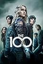 Christopher Larkin, Devon Bostick, Eliza Taylor, Bob Morley, Marie Avgeropoulos, and Thomas McDonell in The 100 (2014)