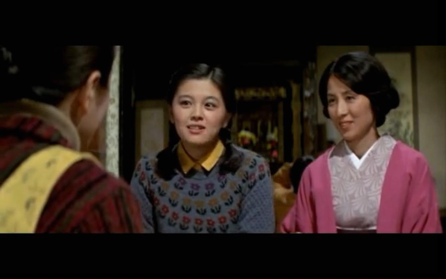 Hiroko Hayashi and Kyôko Kagawa in Tora-san's Dream of Spring (1979)