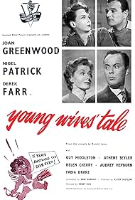 Helen Cherry, Derek Farr, Joan Greenwood, and Nigel Patrick in Young Wives' Tale (1951)